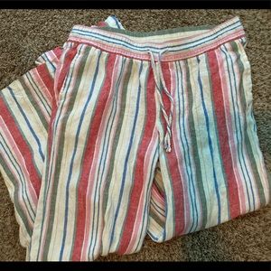 Striped linen pants from Old Navy